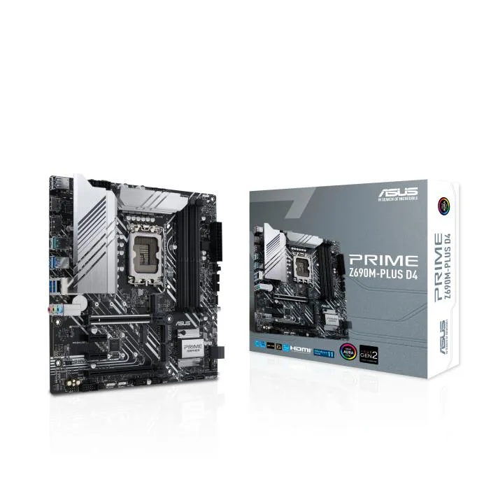 ASUS ASUS PRIME Z690M-PLUS D4 Intel motherboard — photo du produit