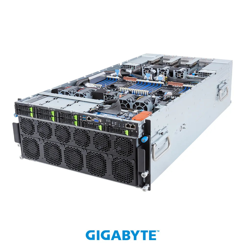 GIGABYTE GIGABYTE G593-SD0-AAX1 barebone server 5U HGX H100 8-GPU — снимка на продукта
