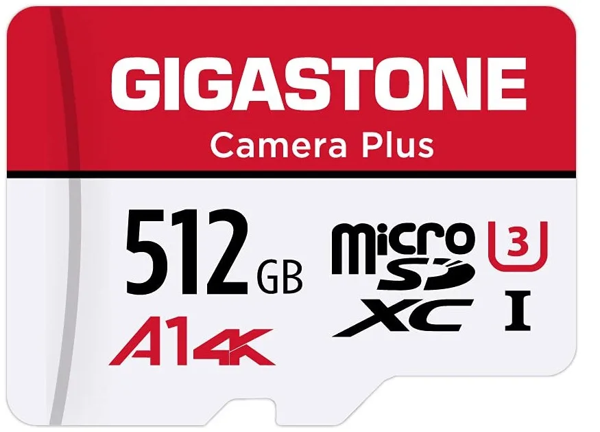Gigastone Corporation Gigastone Corporation Camera Plus 512GB microSDXC memory card — Produktfoto