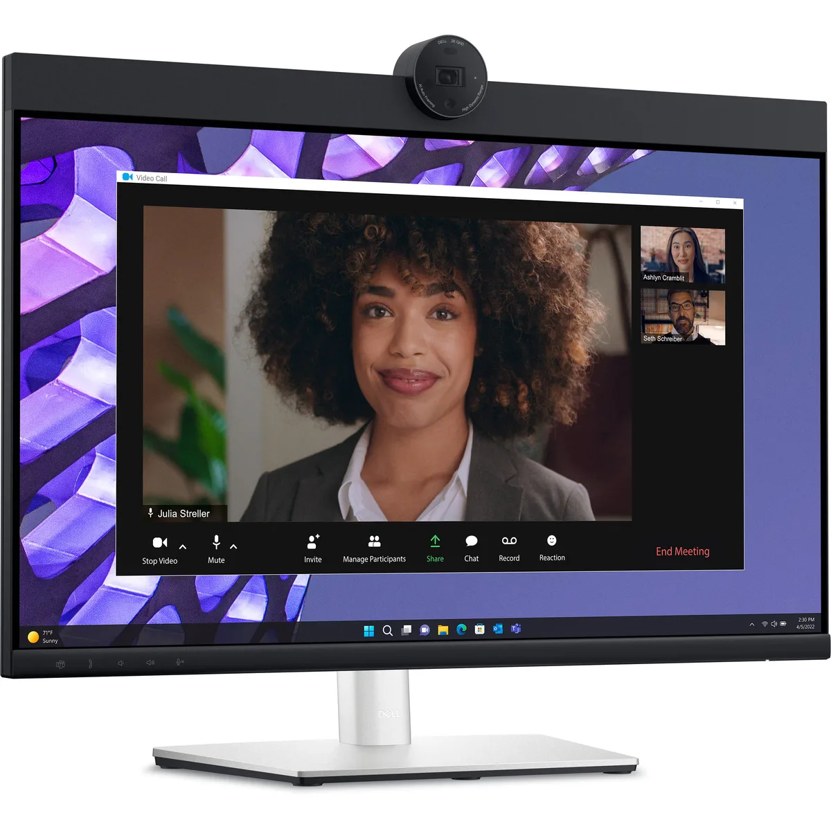DELL DELL DELL-P2424HEB 23.8" monitor with 2K webcam — product photo