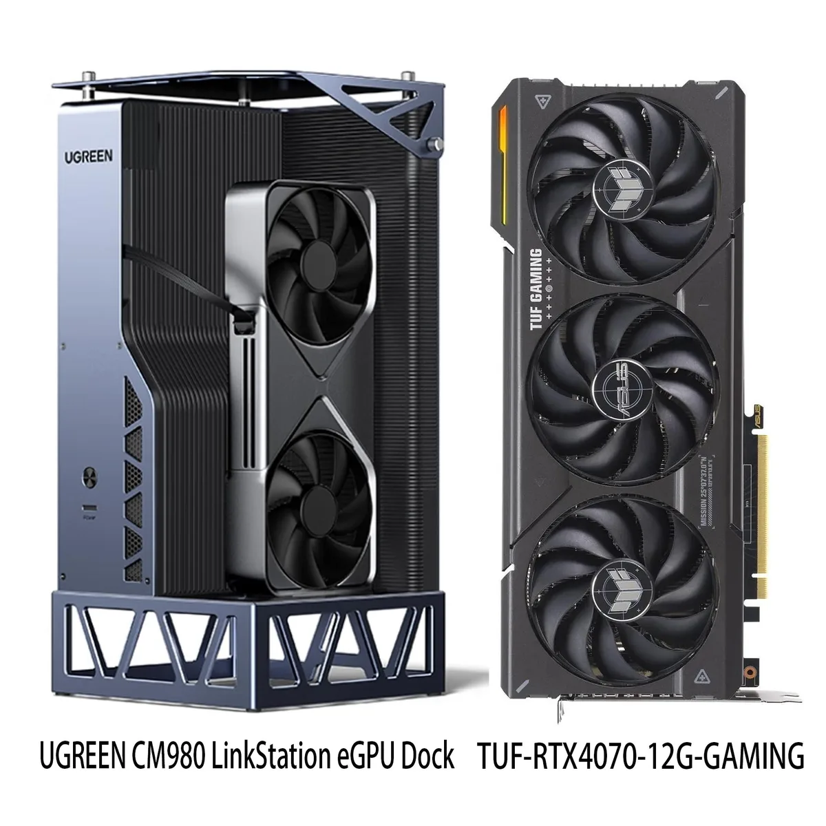 ASUS ASUS TUF Gaming GeForce RTX 4070 O12G 12GB GDDR6X Graphics Card — toote foto