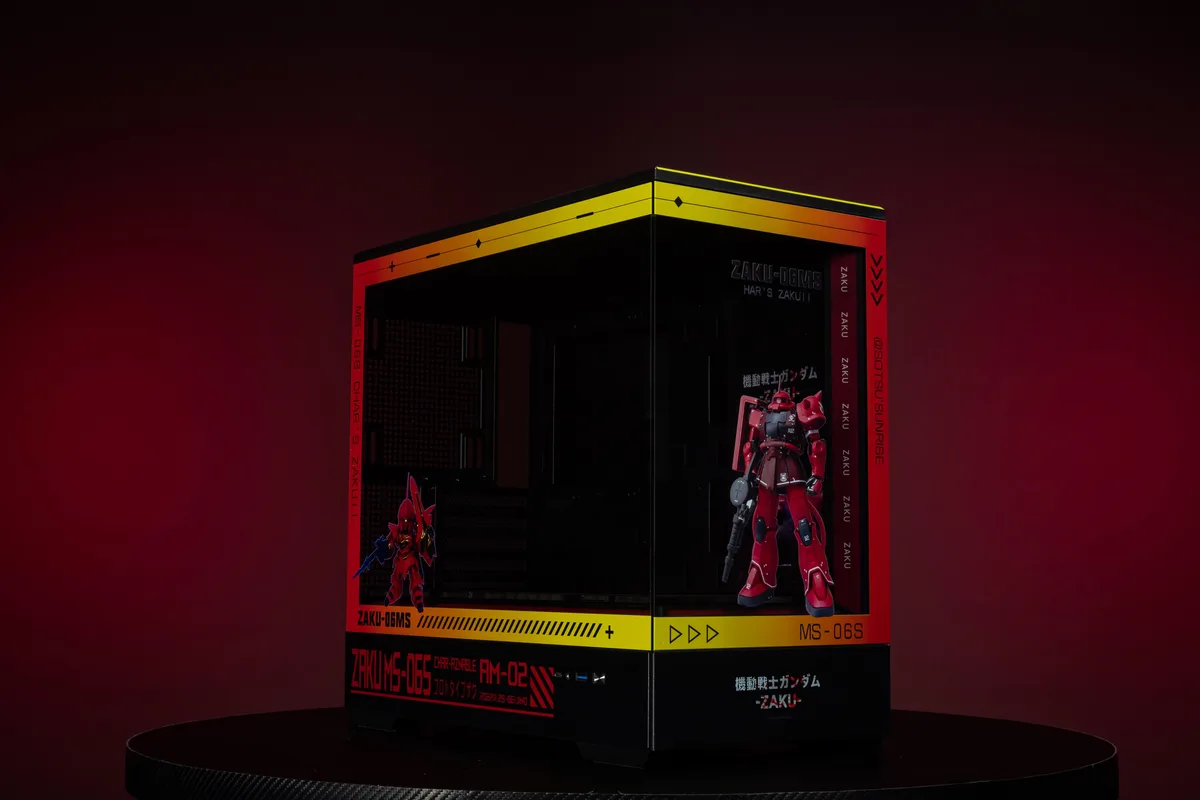 Corn Electronics Corn Electronics Bauhaus Micro-ATX ITX PC Case Gundam ZAKU M5-065 — product photo
