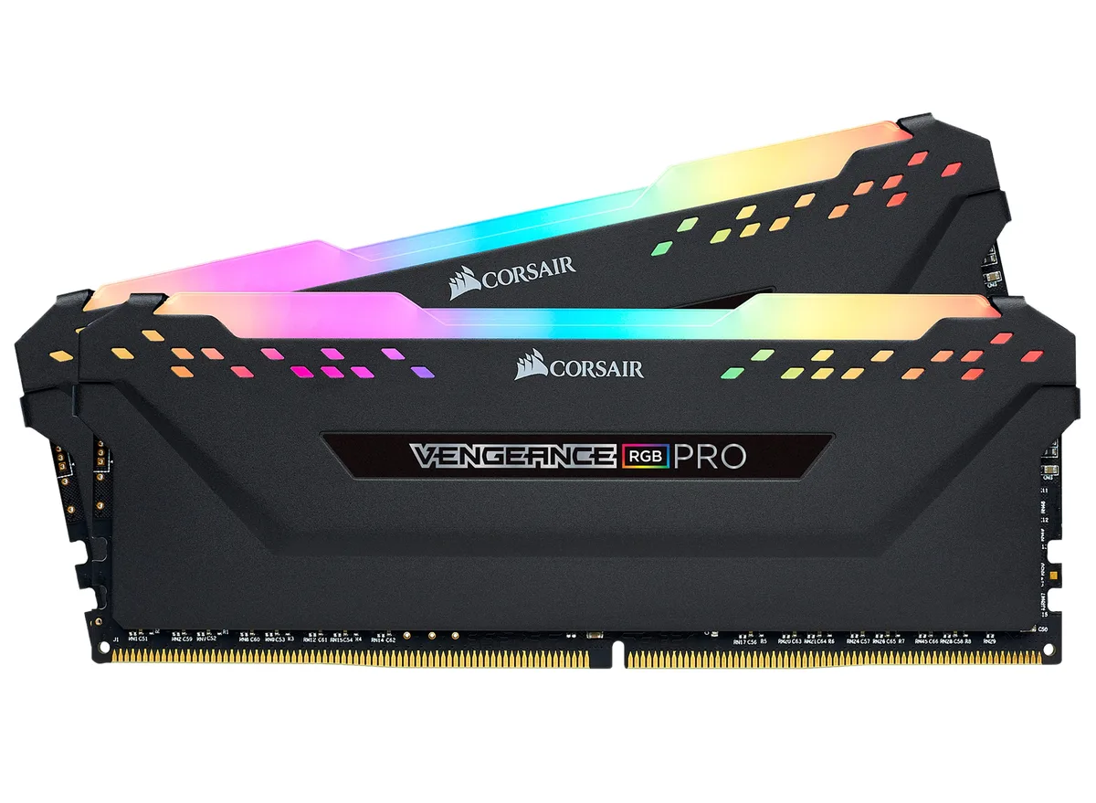 Corsair Corsair CMW32GX4M2D3600C18 Vengeance RGB Pro 32GB (2 x 16GB) DDR4 3600 desktop RAM — 제품 사진