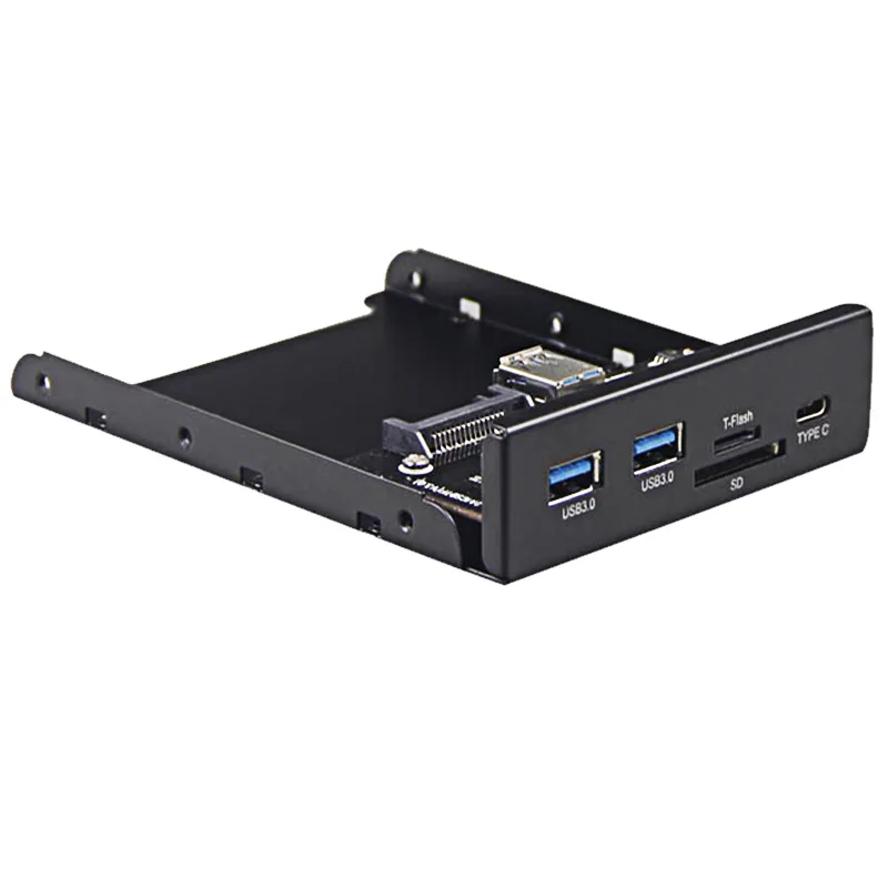 EN-Labs EN-Labs 3.5" Internal Card Reader USB 3.0 Type-C Hub Black — Produktfoto