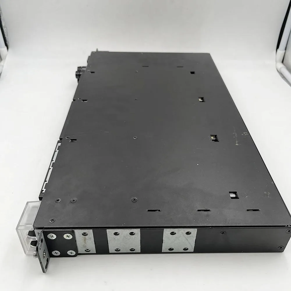 Rectangular ATX power supply unit in metal casing