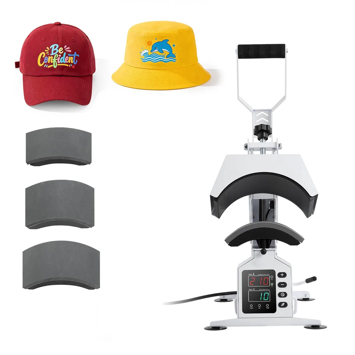 VEVOR VEVOR TLM-2310-S Hat Heat Press Machine 580W 3D Printers Accessories — Produktfoto