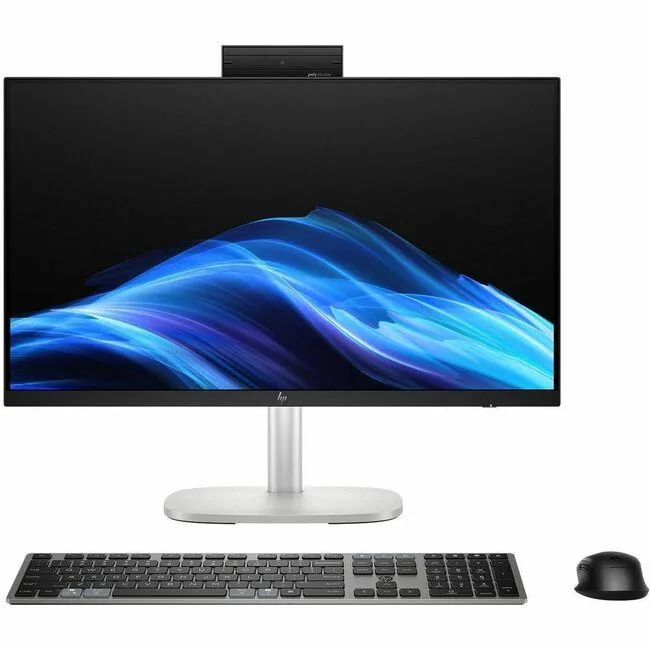 HP HP EliteStudio 8 AiO G1i C7RR5UT#ABA Core Ultra 5 235 16GB 512GB 23.8" FHD Touch Pike Silver desktop PC — photo du produit