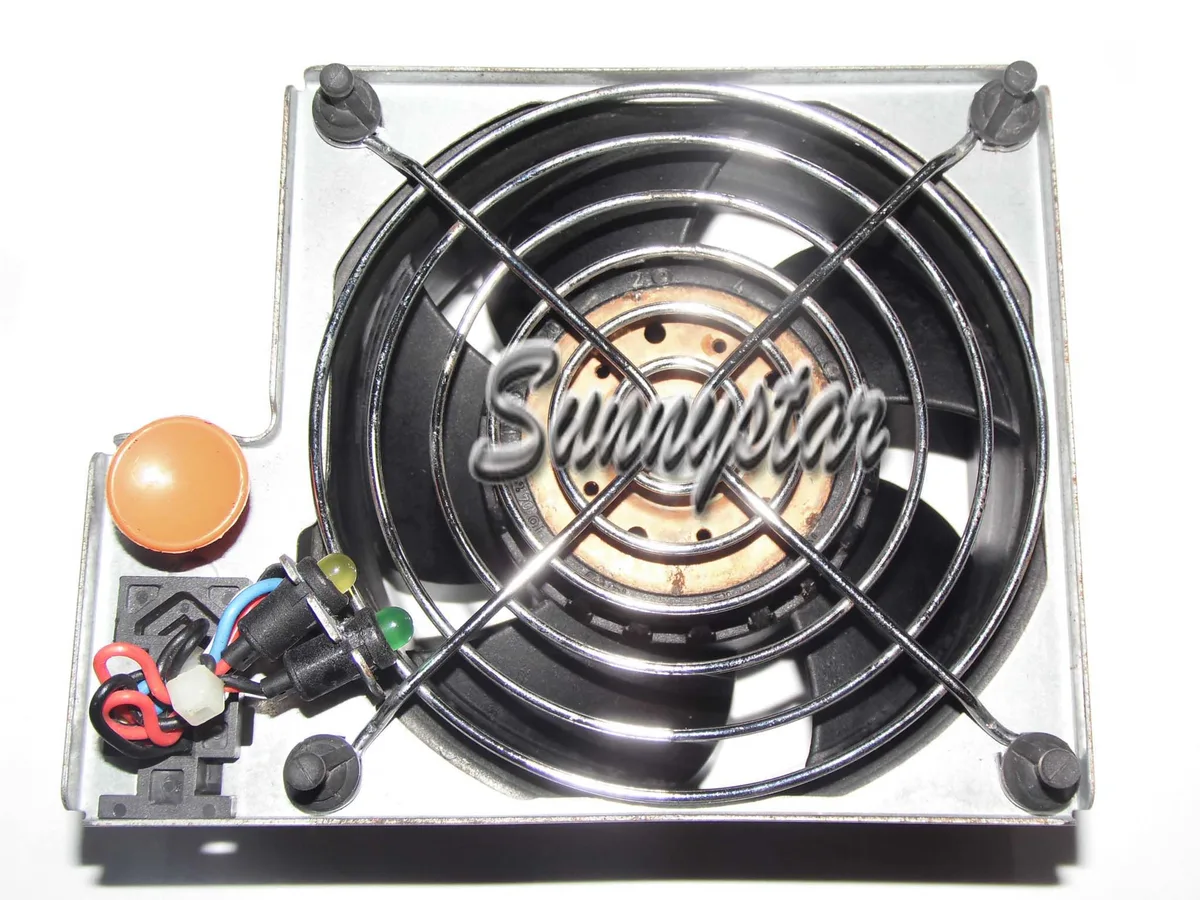 Square black metal fan frame ninety by thirty-eight millimetres