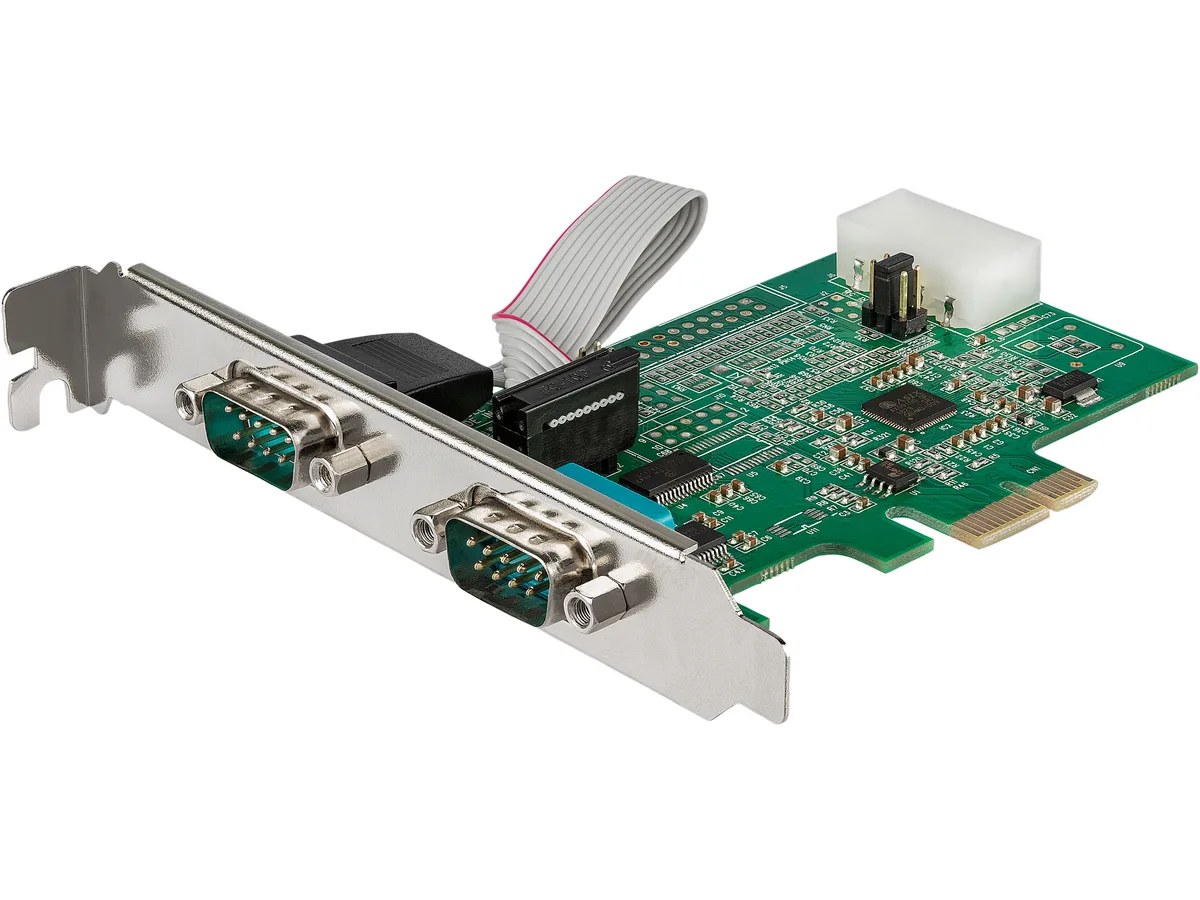STARTECH STARTECH PEX2S953LP 2-Port RS232 PCIe Serial Expansion Card — foto produk
