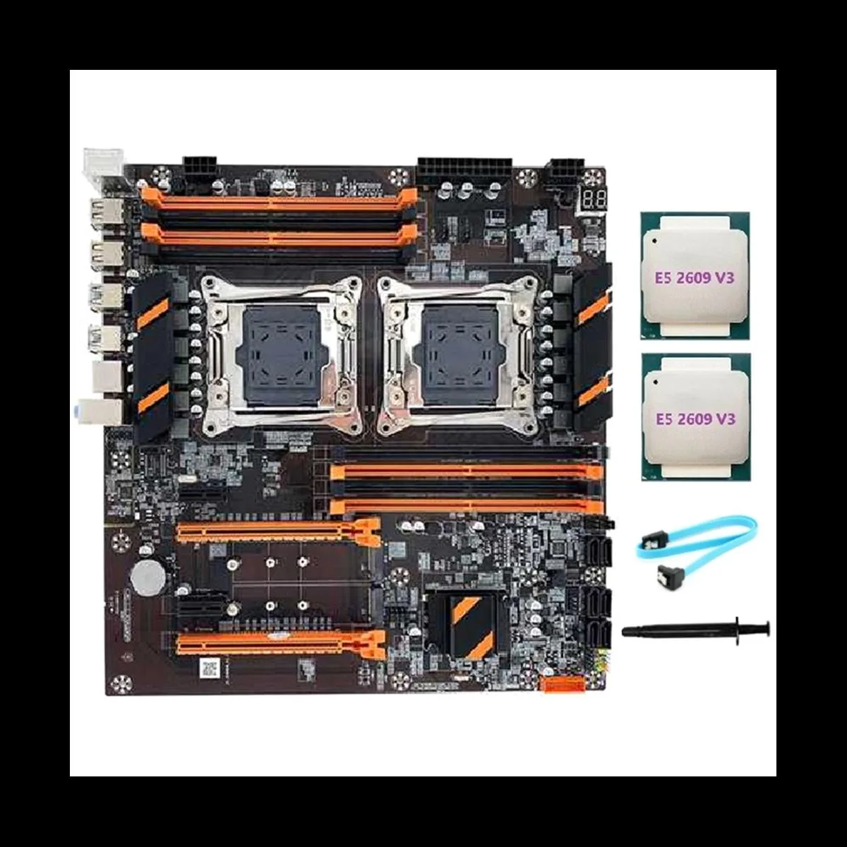 YINGHUA YINGHUA X99 Dual CPU Server Motherboard LGA2011 2×E5-2609 V3 — product photo