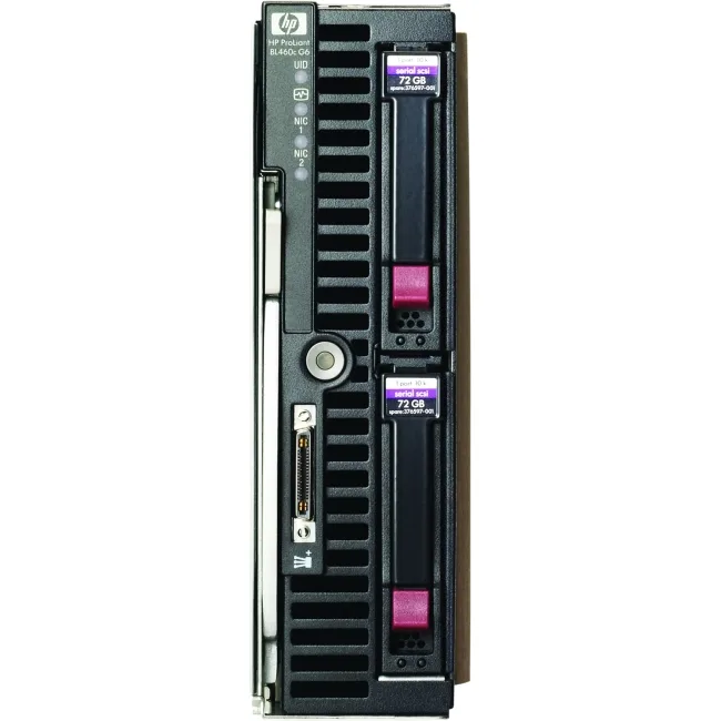 HP ProLiant BL460c G6 half-height blade server silver enclosure
