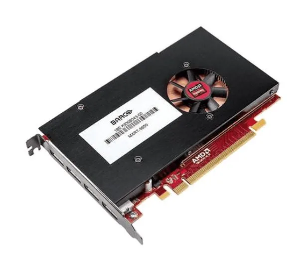 Barco MXRT-5600 graphics card with four DisplayPort outputs