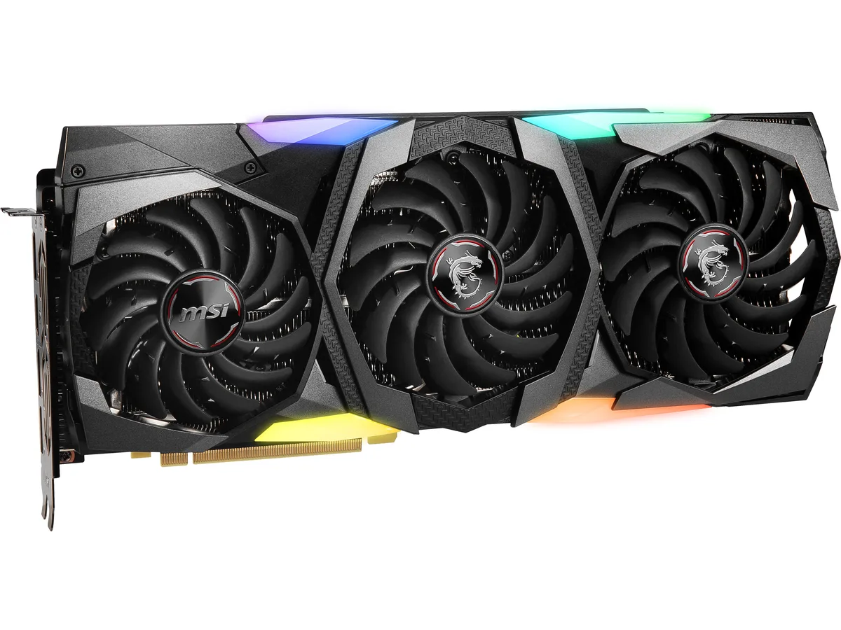MSI GeForce RTX 2070 SUPER GAMING X TRIO graphics card with triple-fan cooler