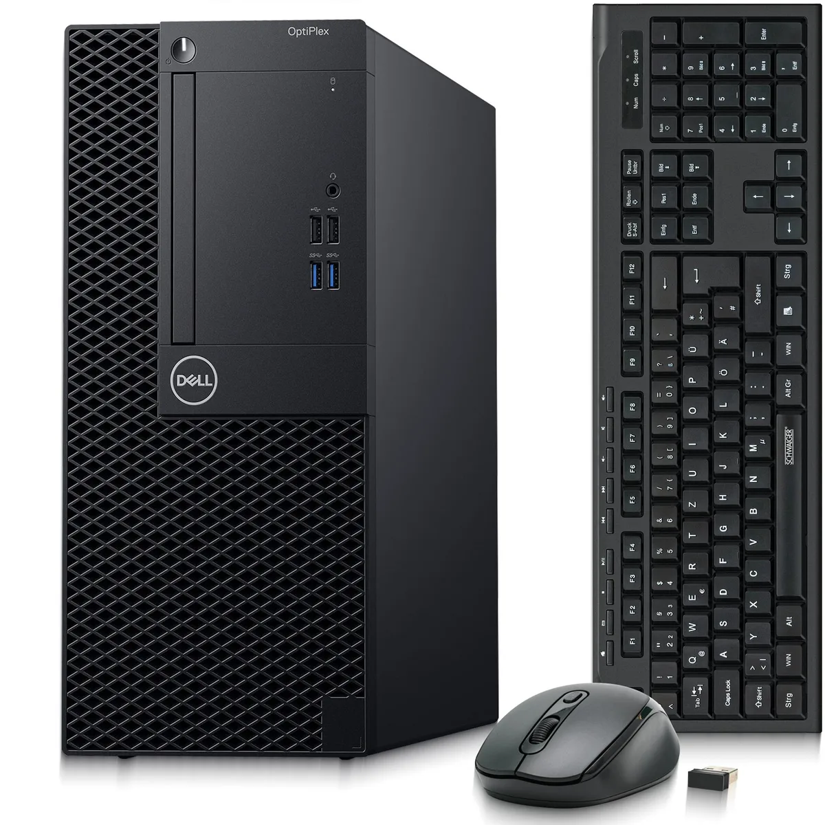 DELL DELL OptiPlex Mini Tower i5-9500 3.00GHz 16GB DDR4 256GB SSD Windows 11 Pro desktop PC — photo du produit