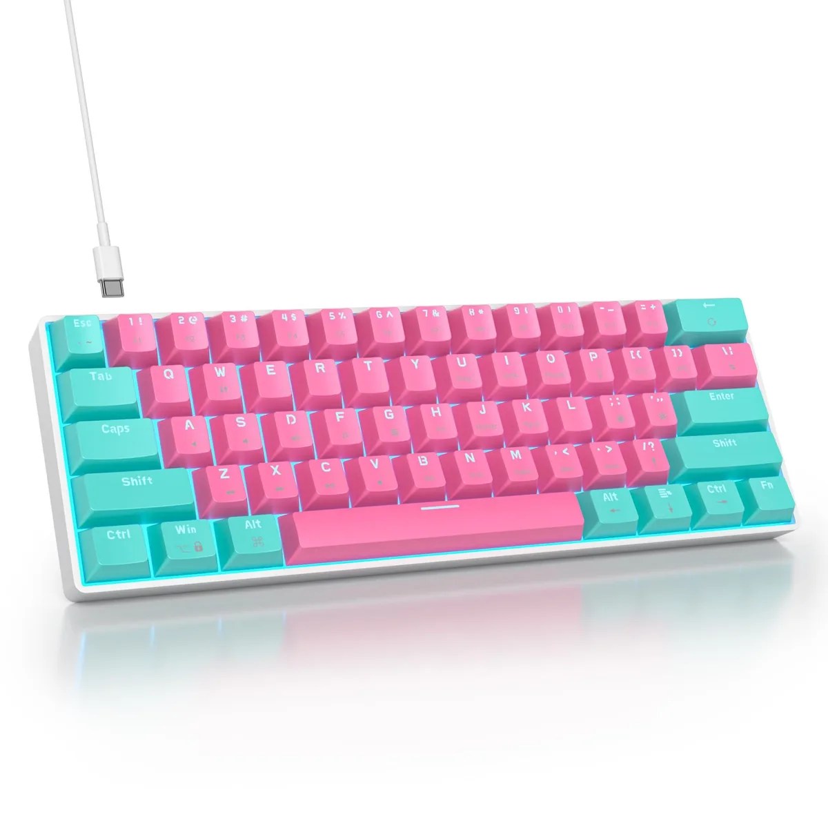 Redragon 61-Key Mechanical Gaming Keyboard Miami — produktfoto