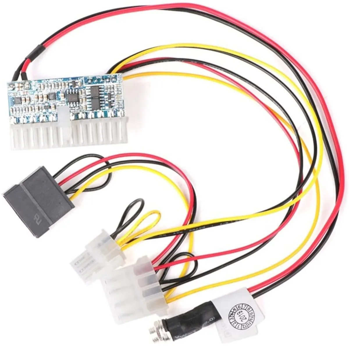 Small rectangular Pico ATX power module with solid capacitors fanless design 5.4 by 3.3 cm