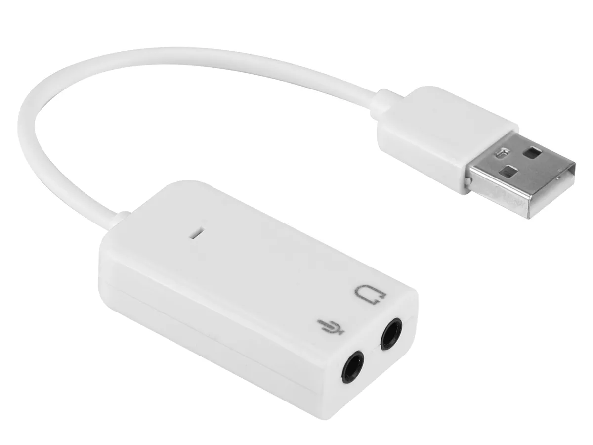 empiremedia empiremedia USB Sound Card 22 kHz 24-bit 88 dB white — productfoto