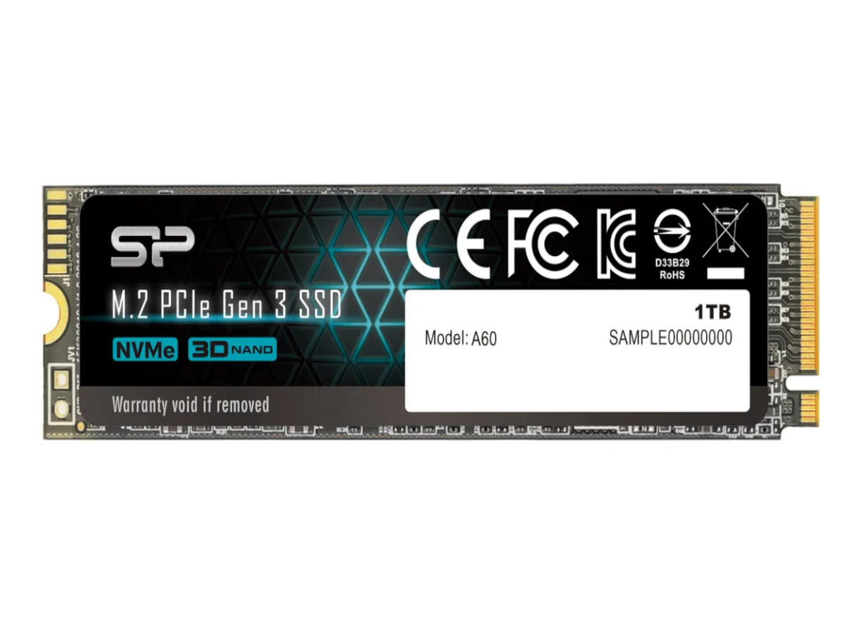 Silicon Power Silicon Power SU001TBP34A60M28SN 1TB NVMe internal SSD — photo du produit