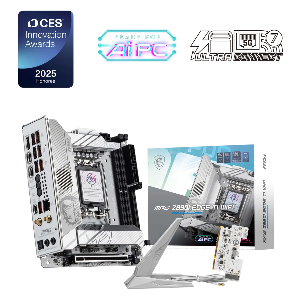 MSI MSI MPG Z890I EDGE TI WIFI Intel motherboard — product photo