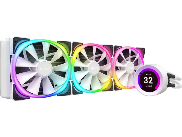 NZXT NZXT Kraken Z73 RGB 360mm liquid cooler white — photo du produit