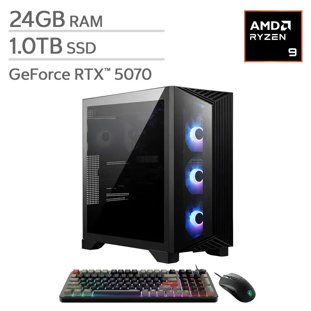 MSI MSI Aegis ZS2 Desktop Ryzen 9 9900X RTX 5070 24GB 1TB — zdjęcie produktu