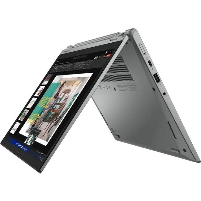 Storm Gray 13.3 inch convertible laptop with touchscreen display