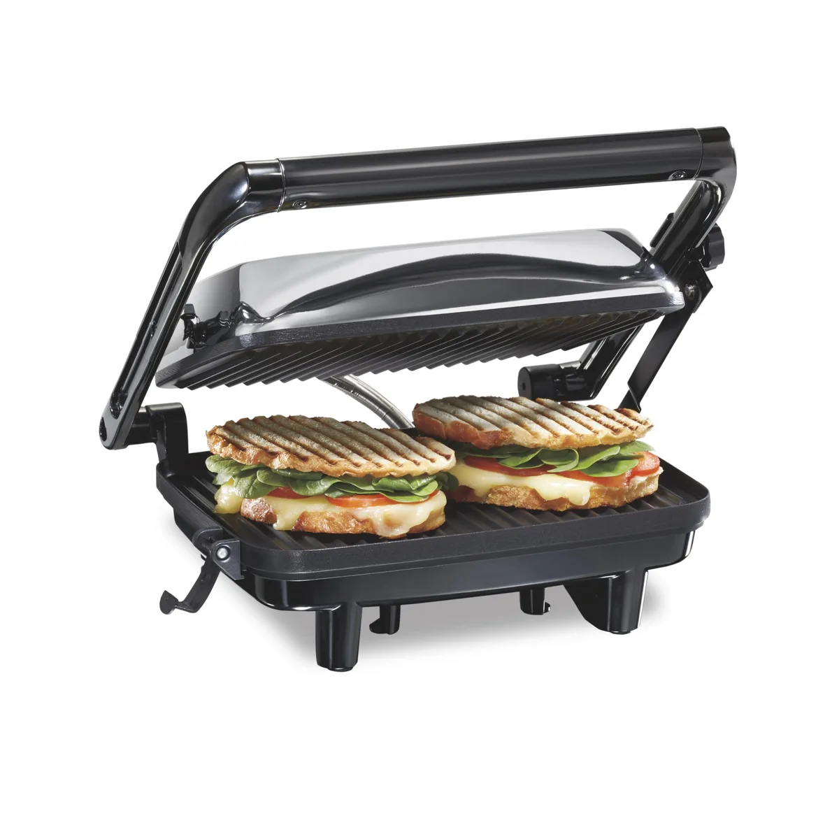  Napoleon 25460MNA Panini Press Electric Grill 1400W 10x8in Chrome — termékfotó
