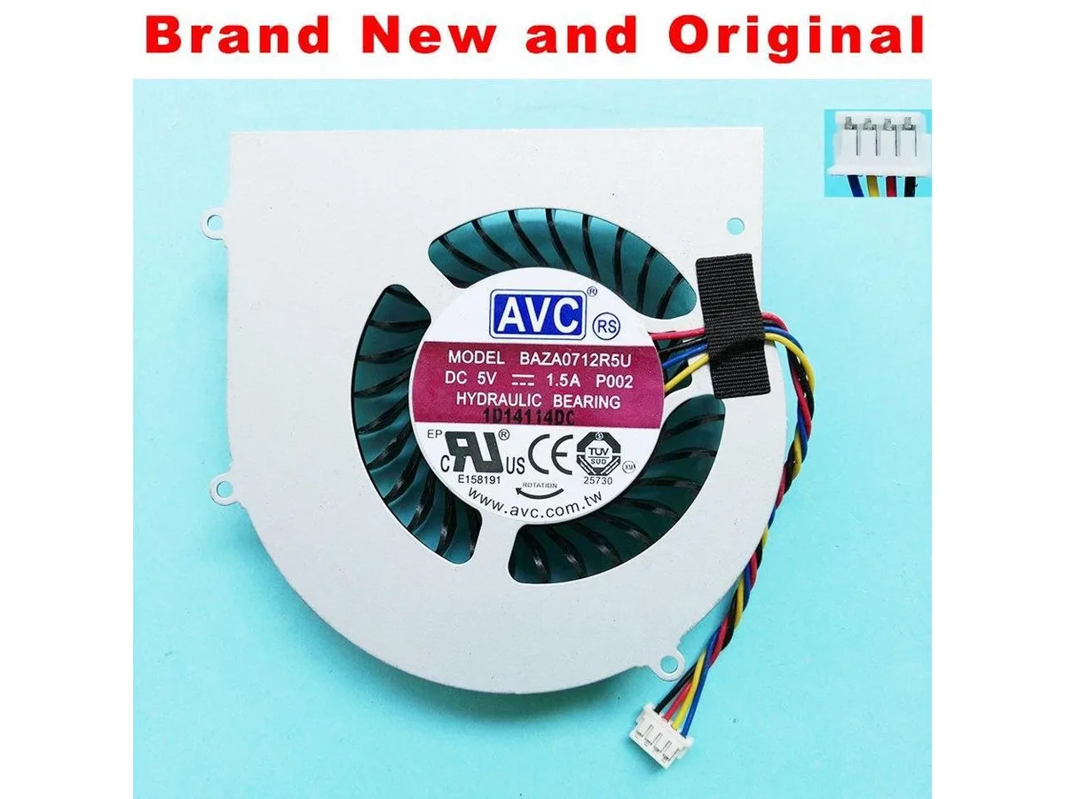 Fans Fans CPU cooler AVC BAZA0712R5U DC5V 1.5A P002 4-wire 4-pin — produktbild