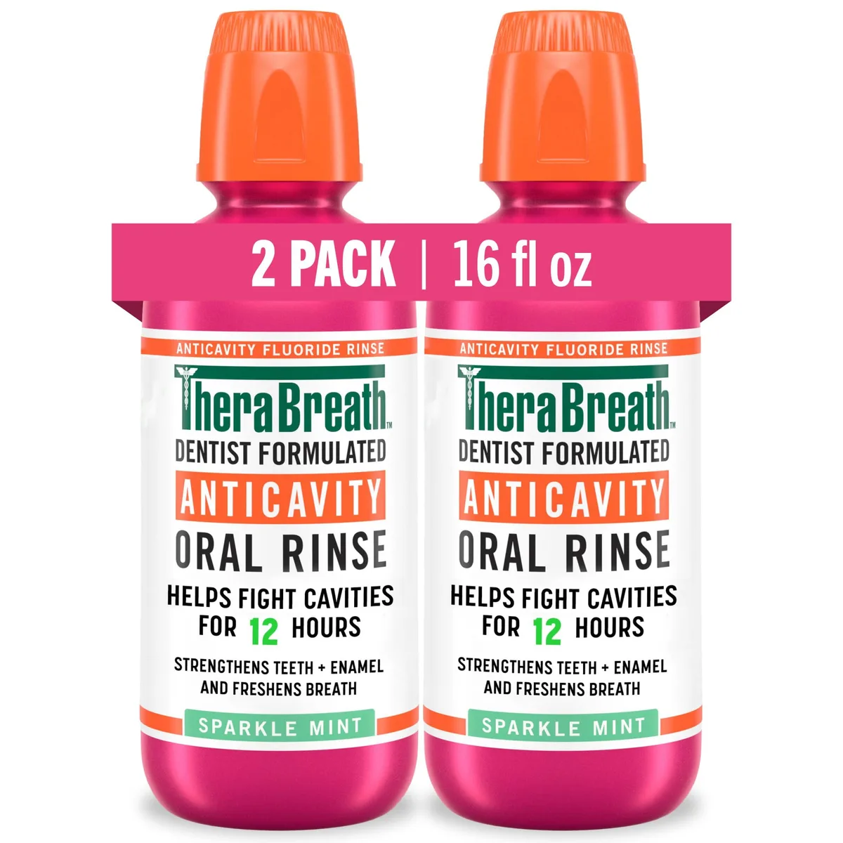  Waterpik The Breath Co. Mint 16 fl oz Pack of 2 — product photo