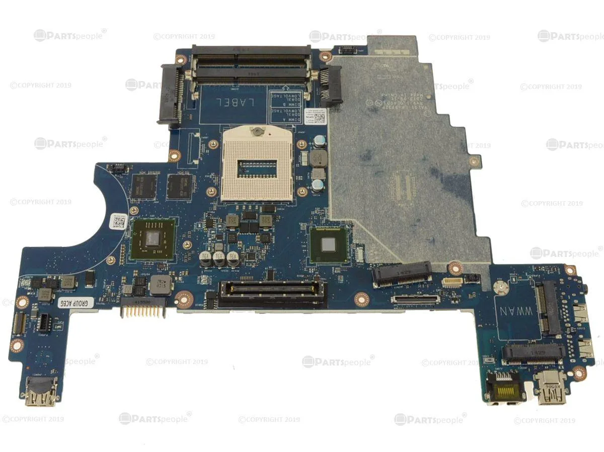 Green Dell laptop motherboard, part 40KRG