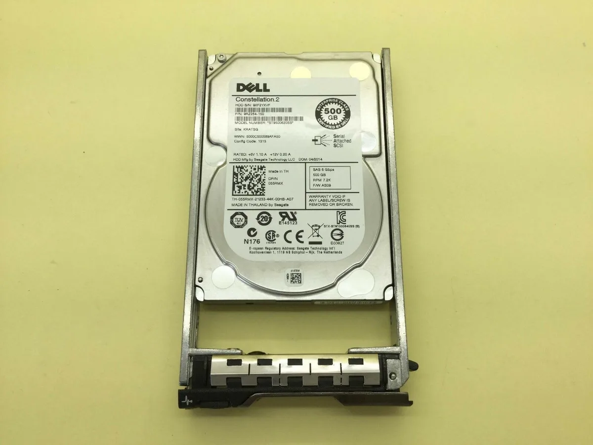 DELL DELL ST9500620SS 500GB 7200RPM 6G 2.5" SAS internal hard drive — Produktfoto