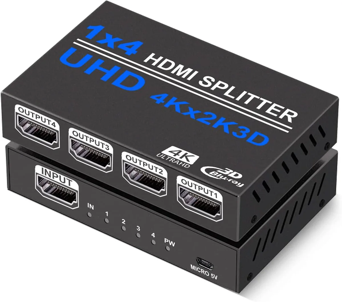 Jansicotek Jansicotek OZF4 1x4 HDMI video splitter 4K@30Hz 3.4Gbps — صورة المنتج