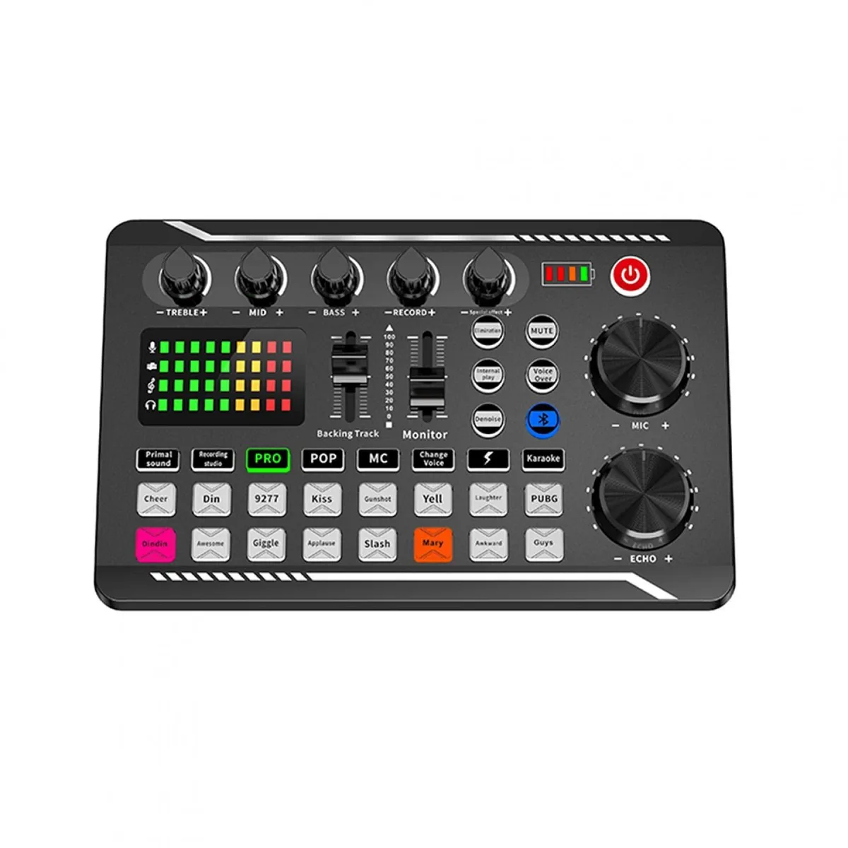  StarTech.com 16287327700407 7.1-channel USB sound card with Bluetooth, 16 effects, LED lights — photo du produit