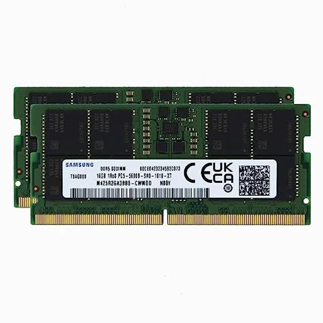 SAMSUNG SAMSUNG 32GB (2x16GB) DDR5 5600MHz CL46 1.1V SODIMM laptop RAM — product photo