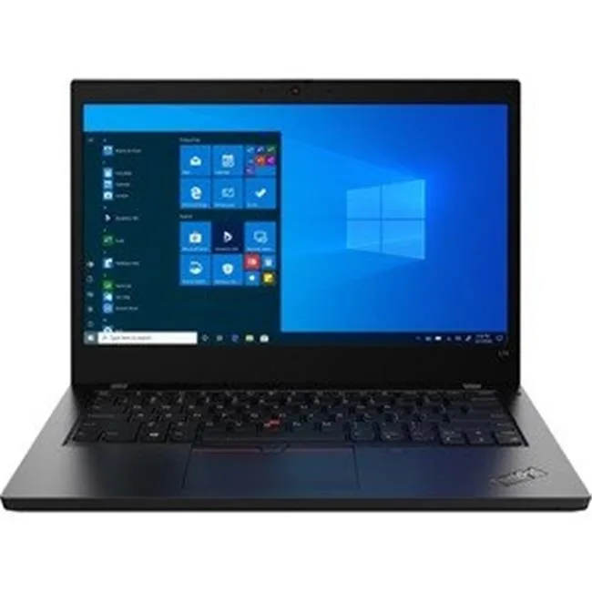 Black 14 inch ThinkPad laptop with matte finish