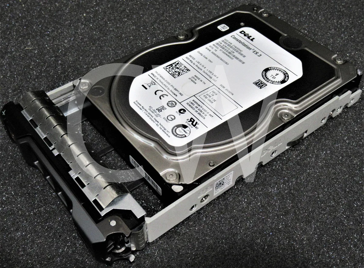 DELL DELL ST1000NM0033 1TB 7200RPM SATA 3.5in internal hard drive with caddy — 商品写真