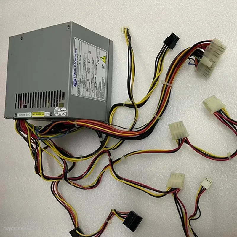 Rectangular black ATX power supply unit with 80 PLUS Gold badge
