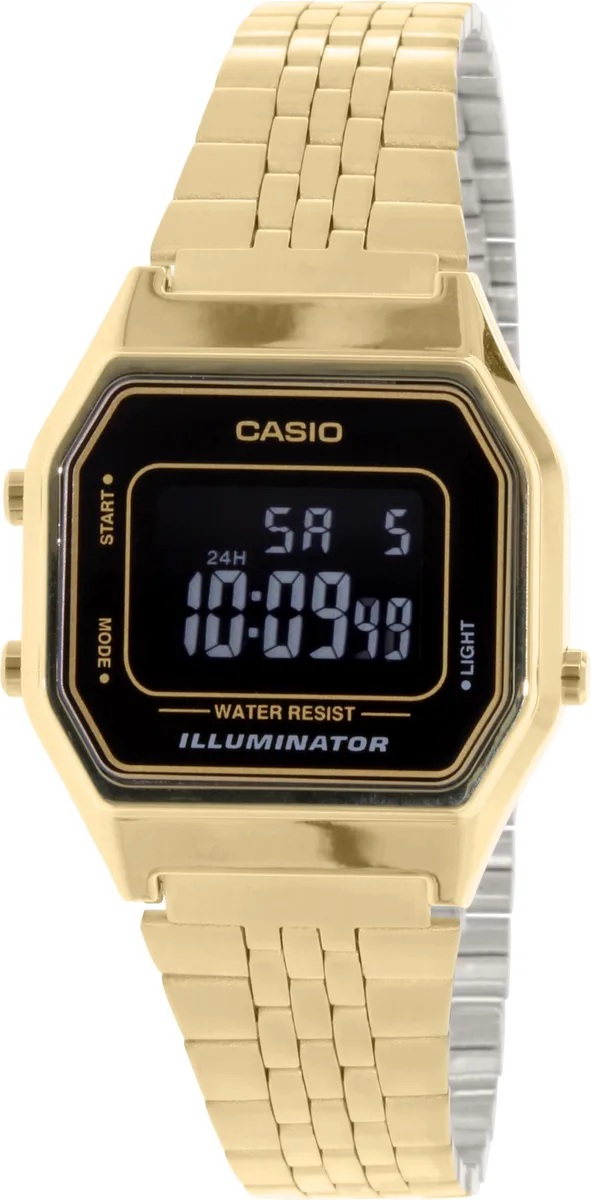 CASIO CASIO LA680WGA-1BD 25 mm Gold Digital Watch — produktbilde