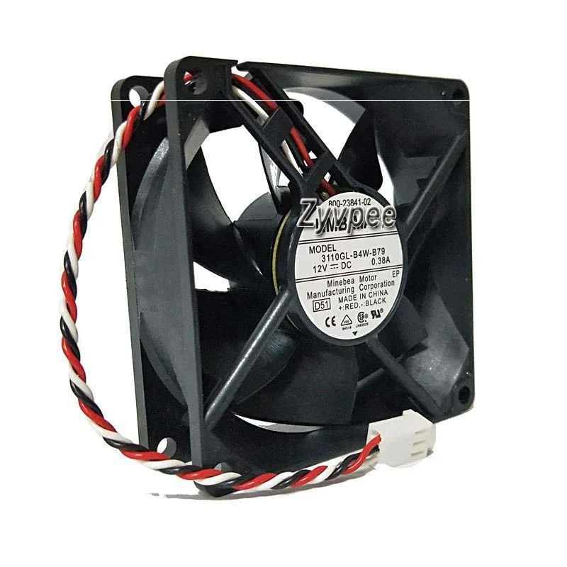 Zyvpee Zyvpee 3110GL-B4W-B79 80×25 mm 12 V 0.38 A 3-pin case fan — صورة المنتج