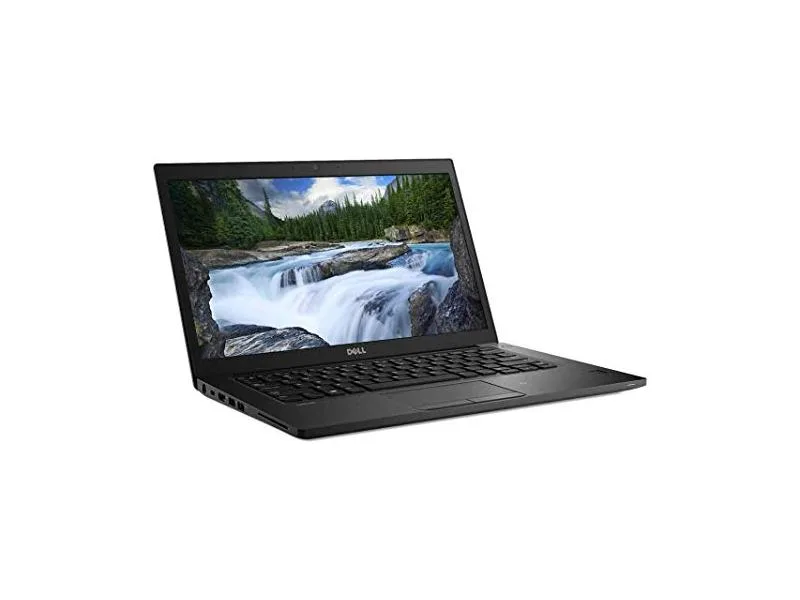 Black 13.3-inch laptop with anti-glare display and backlit keyboard