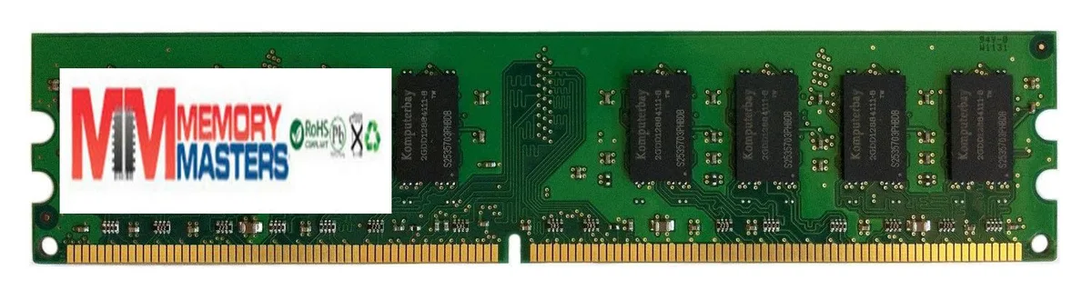Simmtec, Inc Simmtec, Inc 1GB DDR2 533MHz PC2-4200 PC2-4300 240-pin DIMM desktop RAM — photo du produit