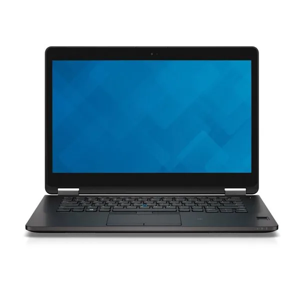 Black Dell Latitude E7470 14.0 inch laptop closed view