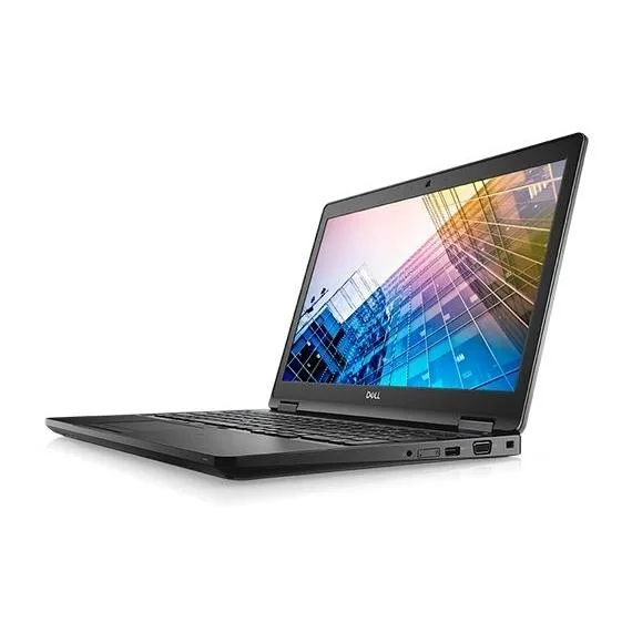 Black Dell Latitude 5590 15.6 inch laptop closed lid matte finish