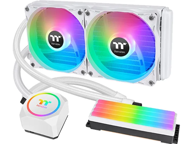 Thermaltake Thermaltake Floe RC240 CL-W330-PL12WT-A liquid cooler — 제품 사진