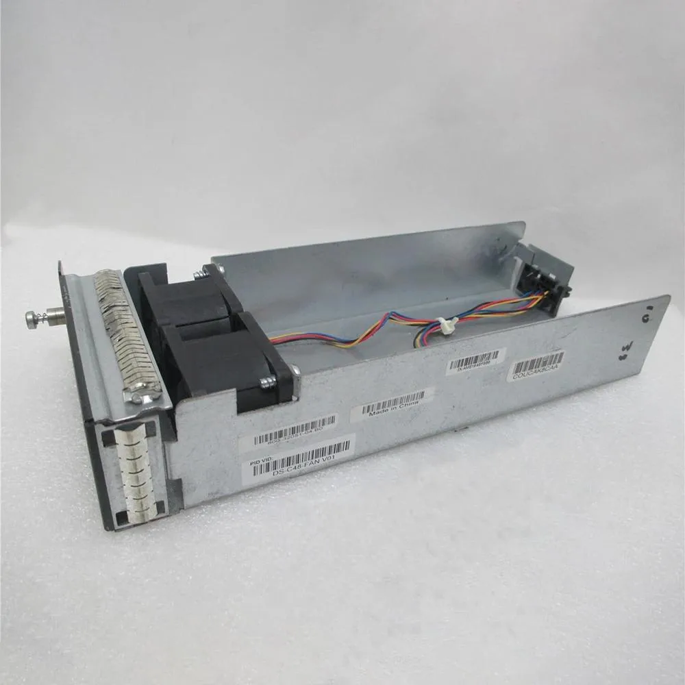 Silver rectangular ATX power supply unit with fan grille