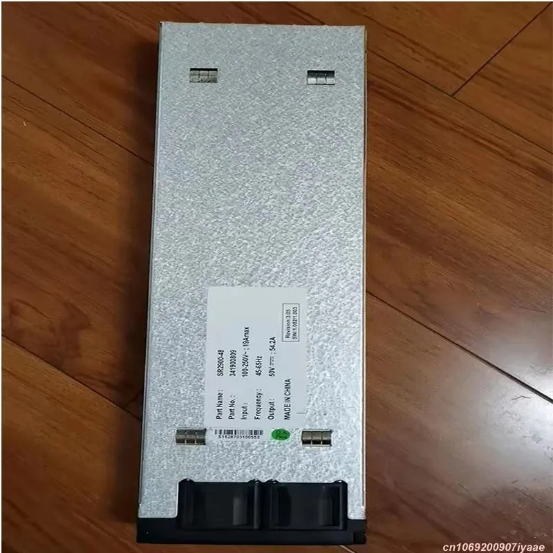 KHACHIMO ATX power supply for SR2900-48, matte black metal enclosure with rear fan grille