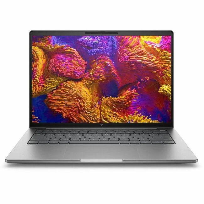 Silver 14-inch mobile workstation with English keyboard