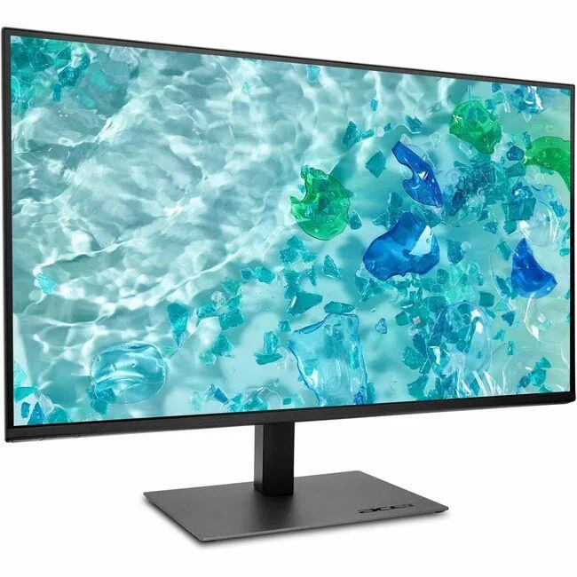 Acer Vero B277U G 27 inch black monitor on adjustable stand