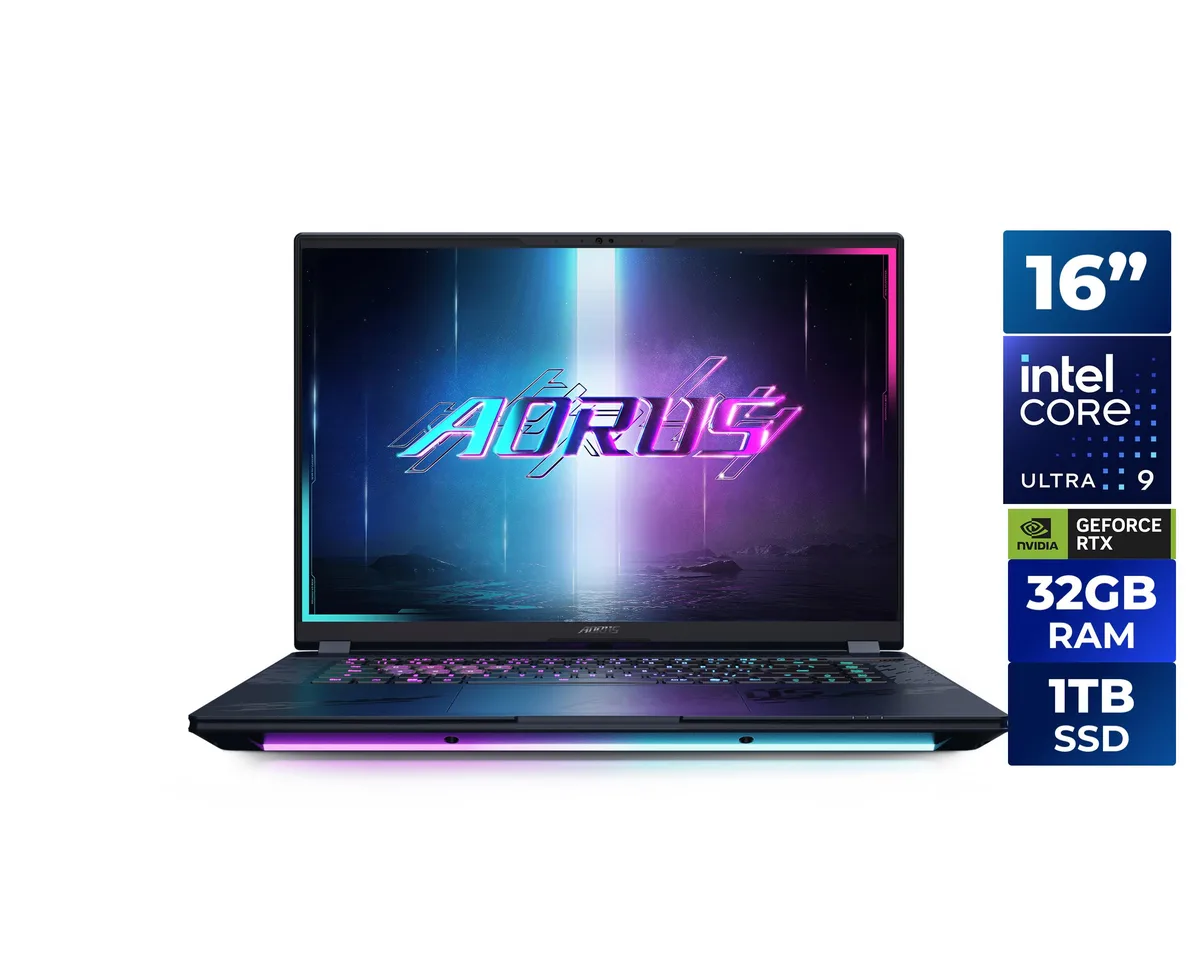 AORUS AORUS MASTER 16 BYHC5USE64SH gaming laptop — photo du produit