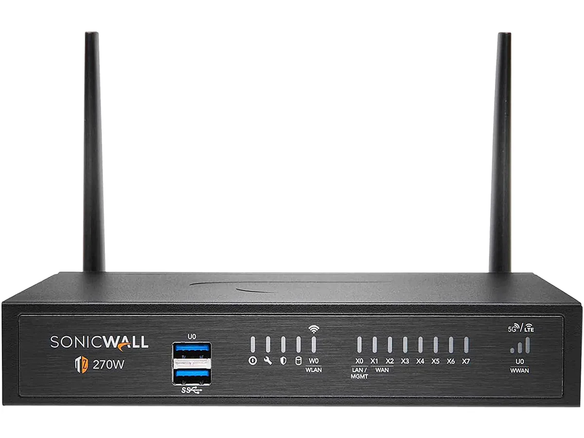 SonicWall SonicWall TZ270W firewall appliance 02-SSC-6850 8x1GbE 2.4/5 GHz — صورة المنتج